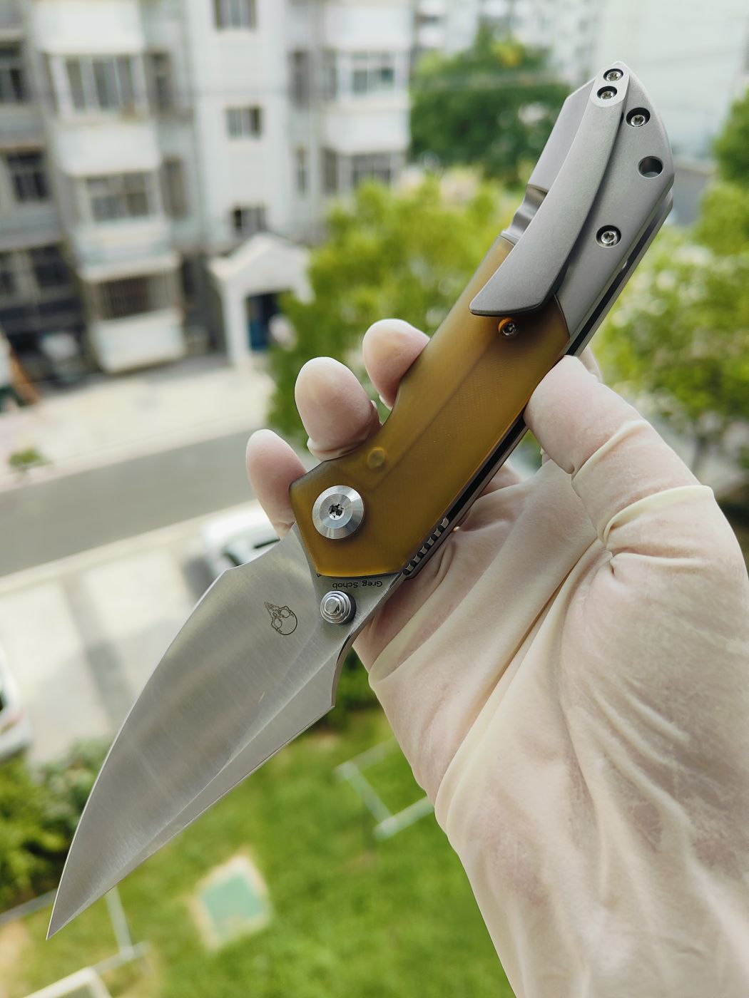 Kansept Fenrir CPM-S35VN钢 Ultem+钛柄 K1034P1