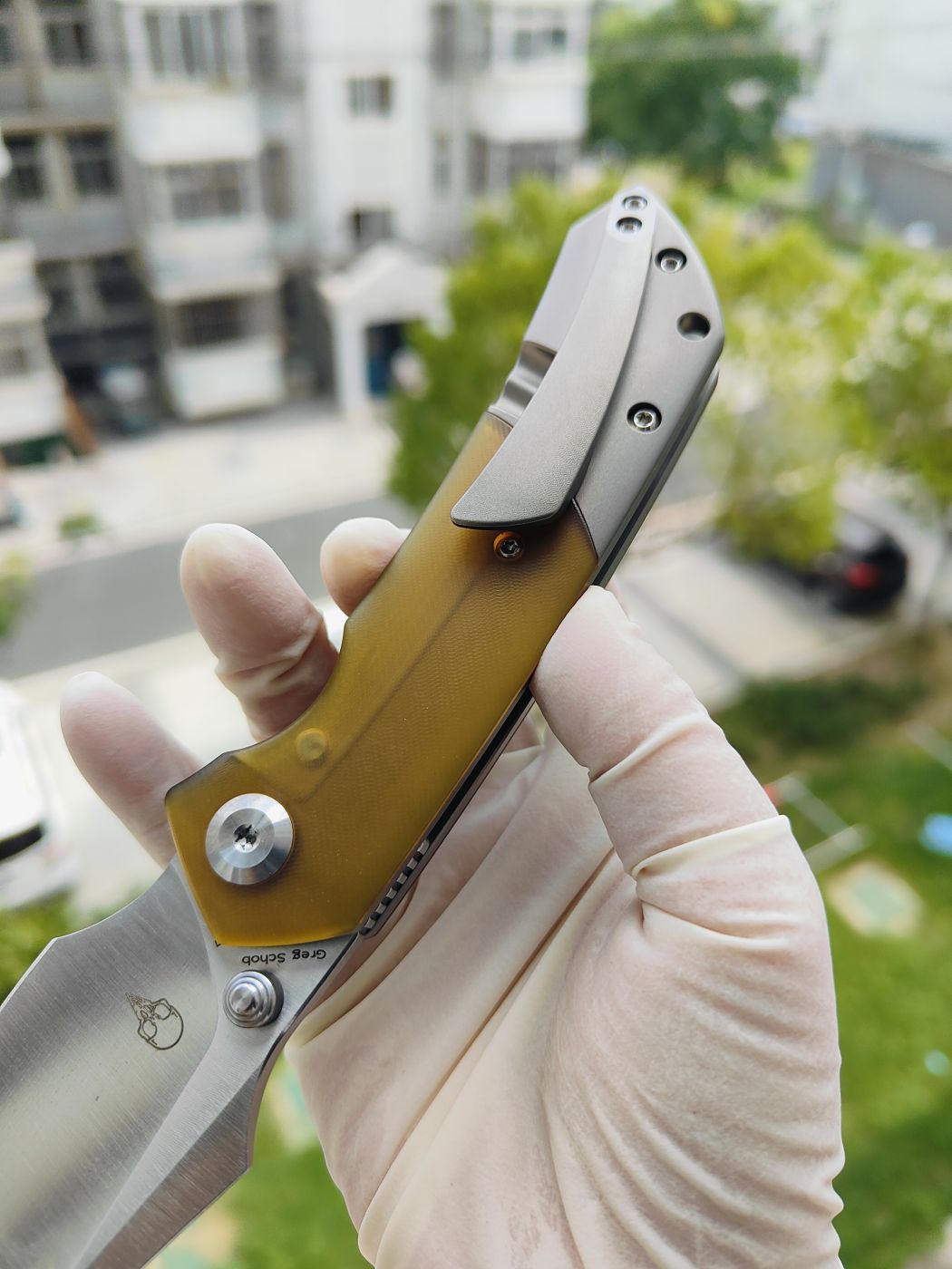 Kansept Fenrir CPM-S35VN钢 Ultem+钛柄 K1034P1