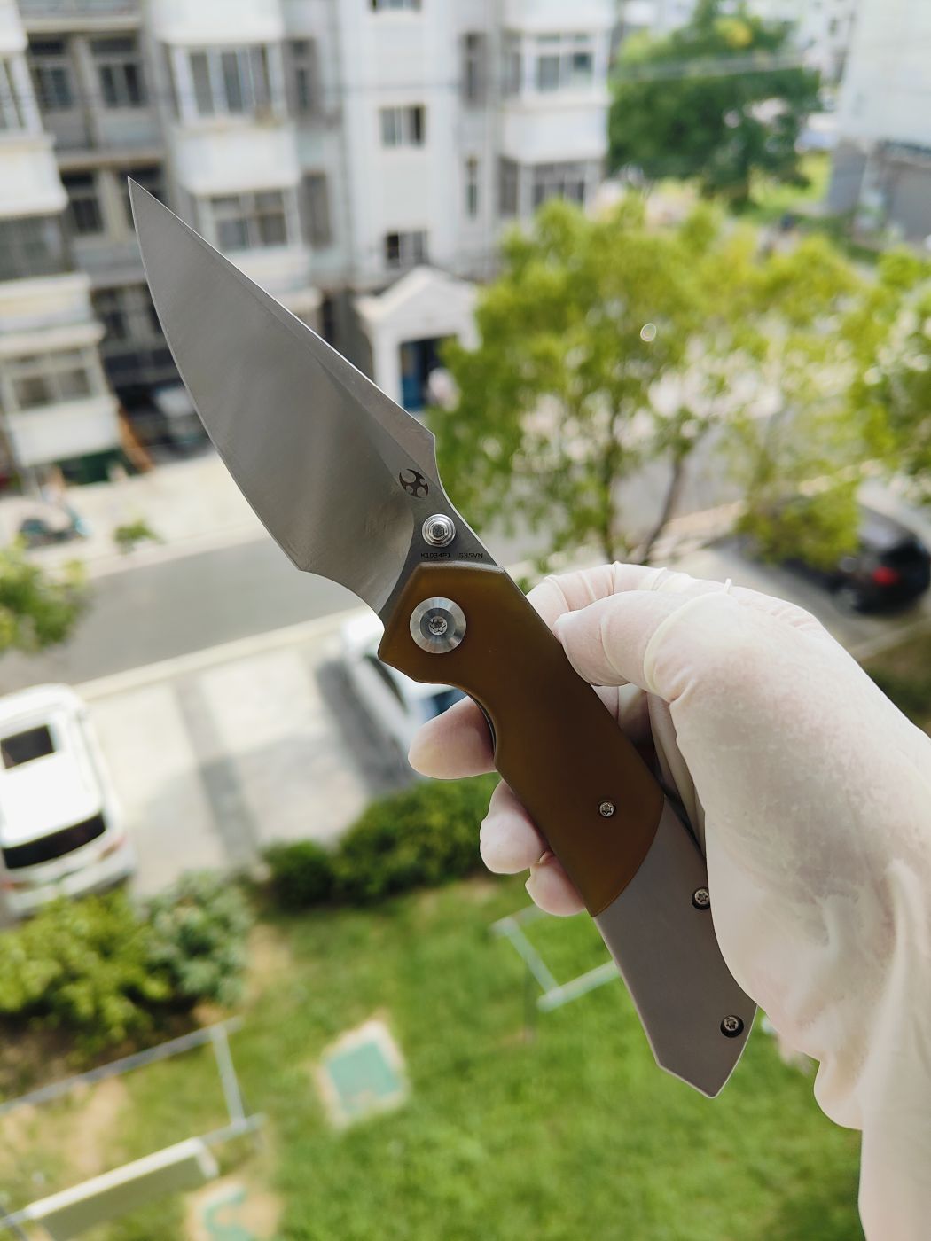 Kansept Fenrir CPM-S35VN钢 Ultem+钛柄 K1034P1
