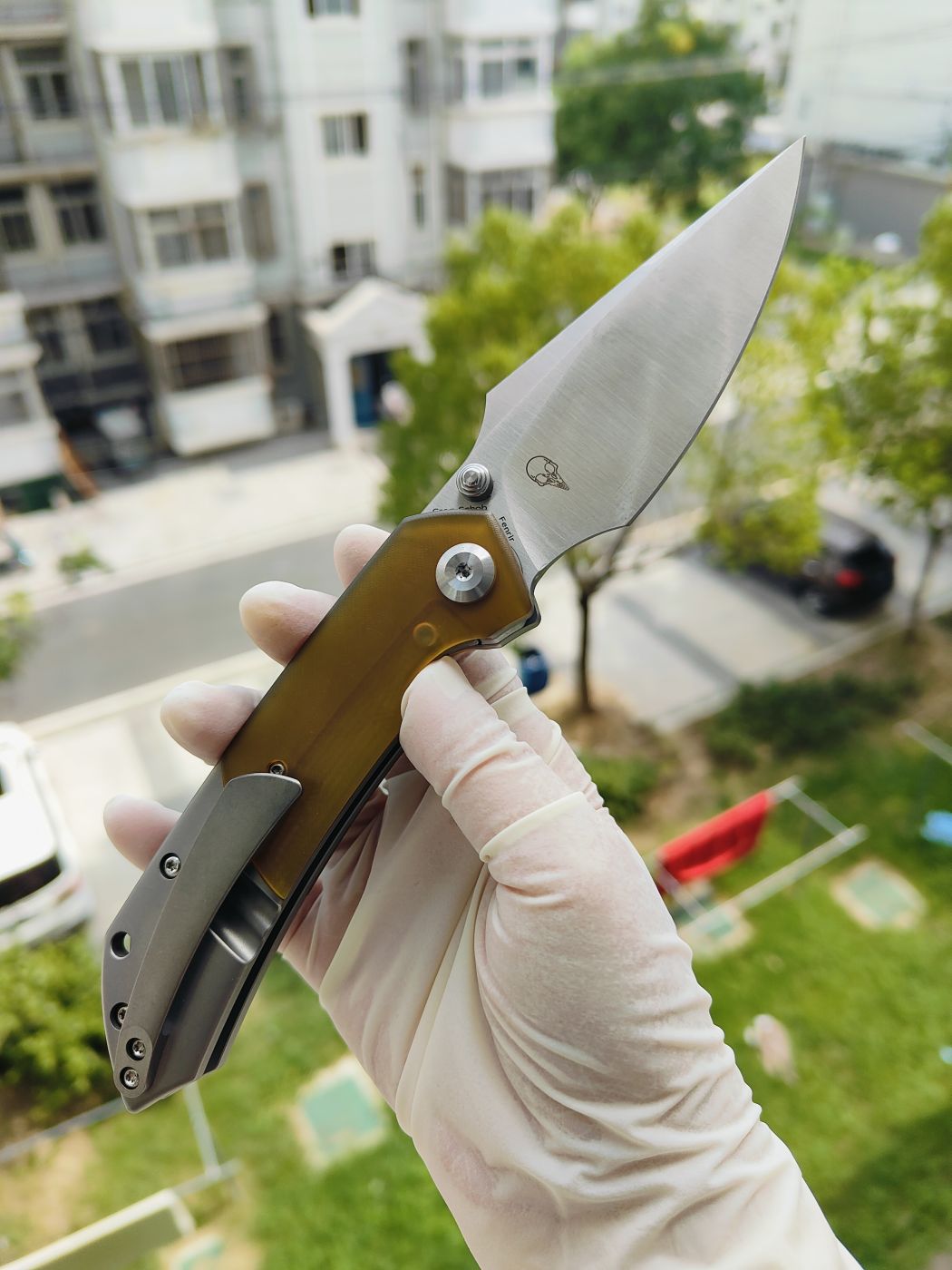 Kansept Fenrir CPM-S35VN钢 Ultem+钛柄 K1034P1