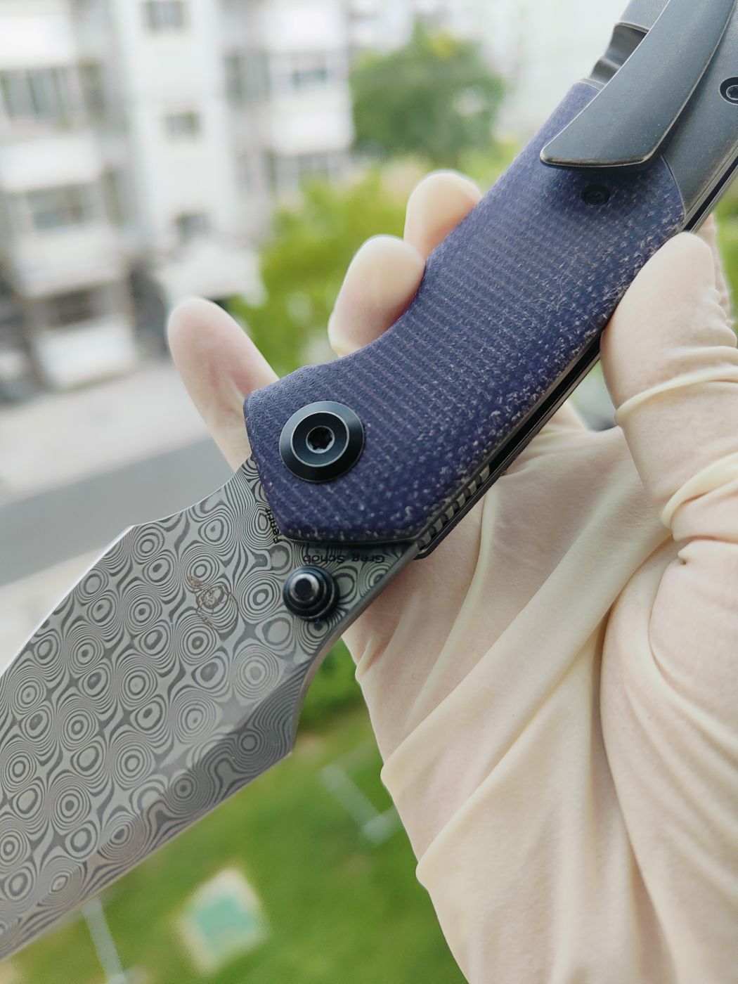 Kansept Fenrir CPM-S35VN钢 碳纤维+钛柄 K1034Z2