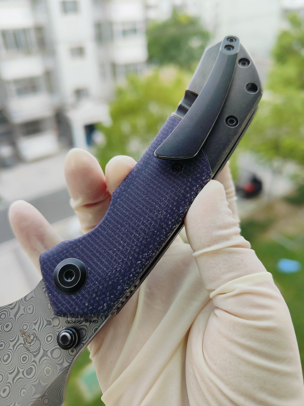 Kansept Fenrir CPM-S35VN钢 碳纤维+钛柄 K1034Z2