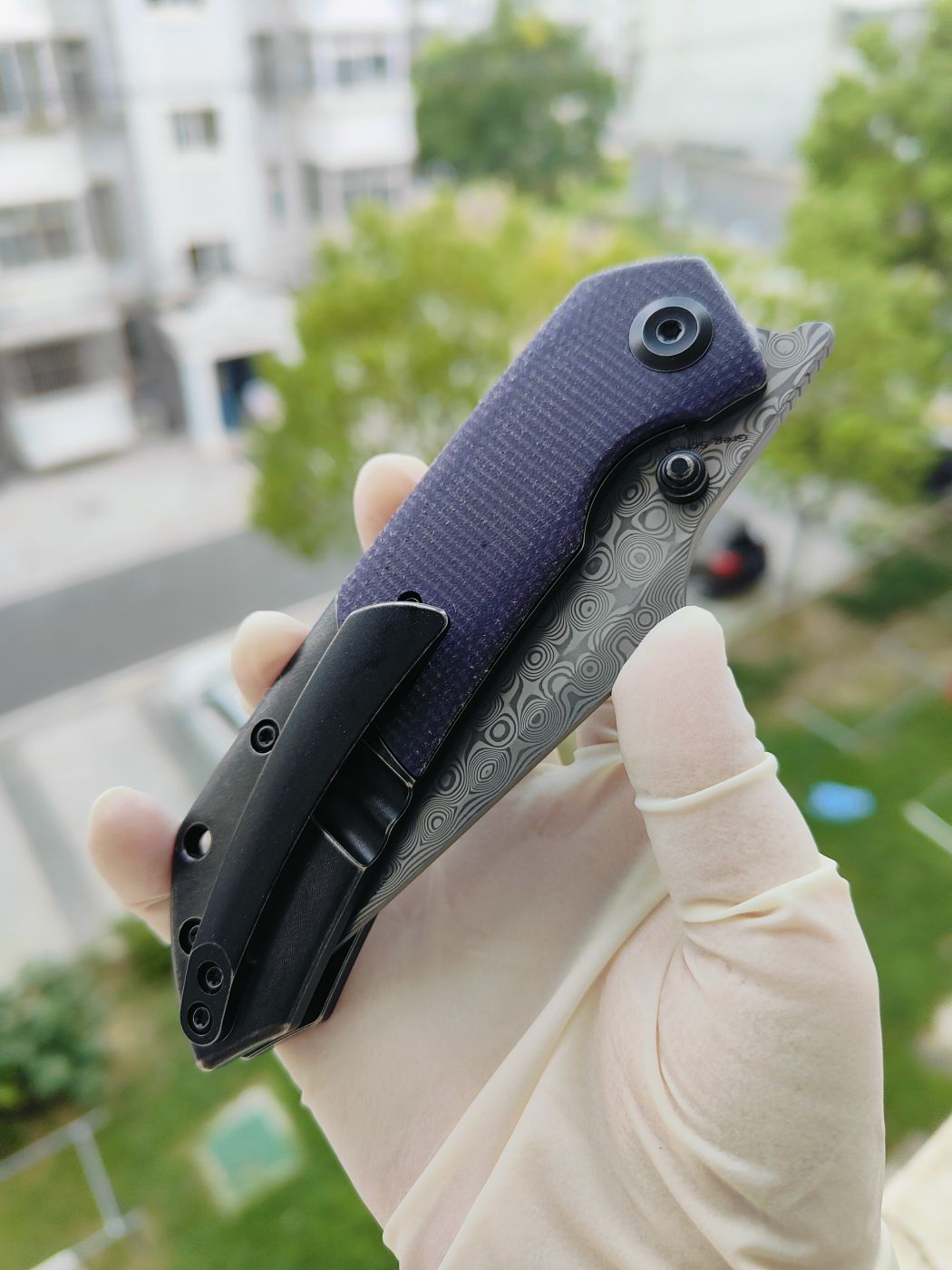 Kansept Fenrir CPM-S35VN钢 碳纤维+钛柄 K1034Z2