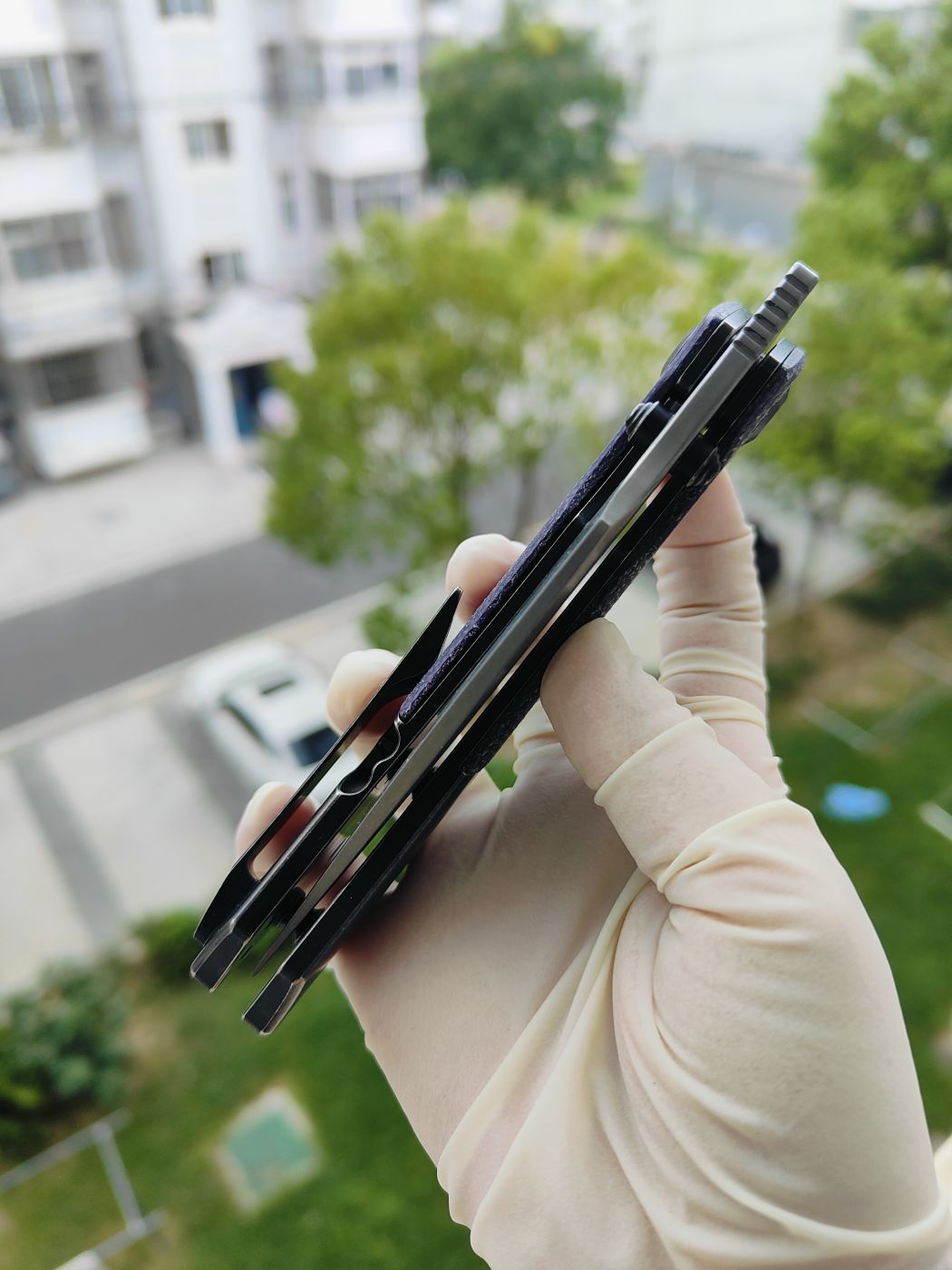 Kansept Fenrir CPM-S35VN钢 碳纤维+钛柄 K1034Z2