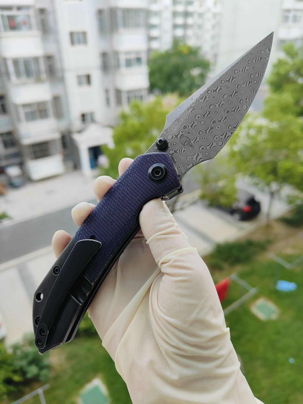 Kansept Fenrir CPM-S35VN钢 碳纤维+钛柄 K1034Z2
