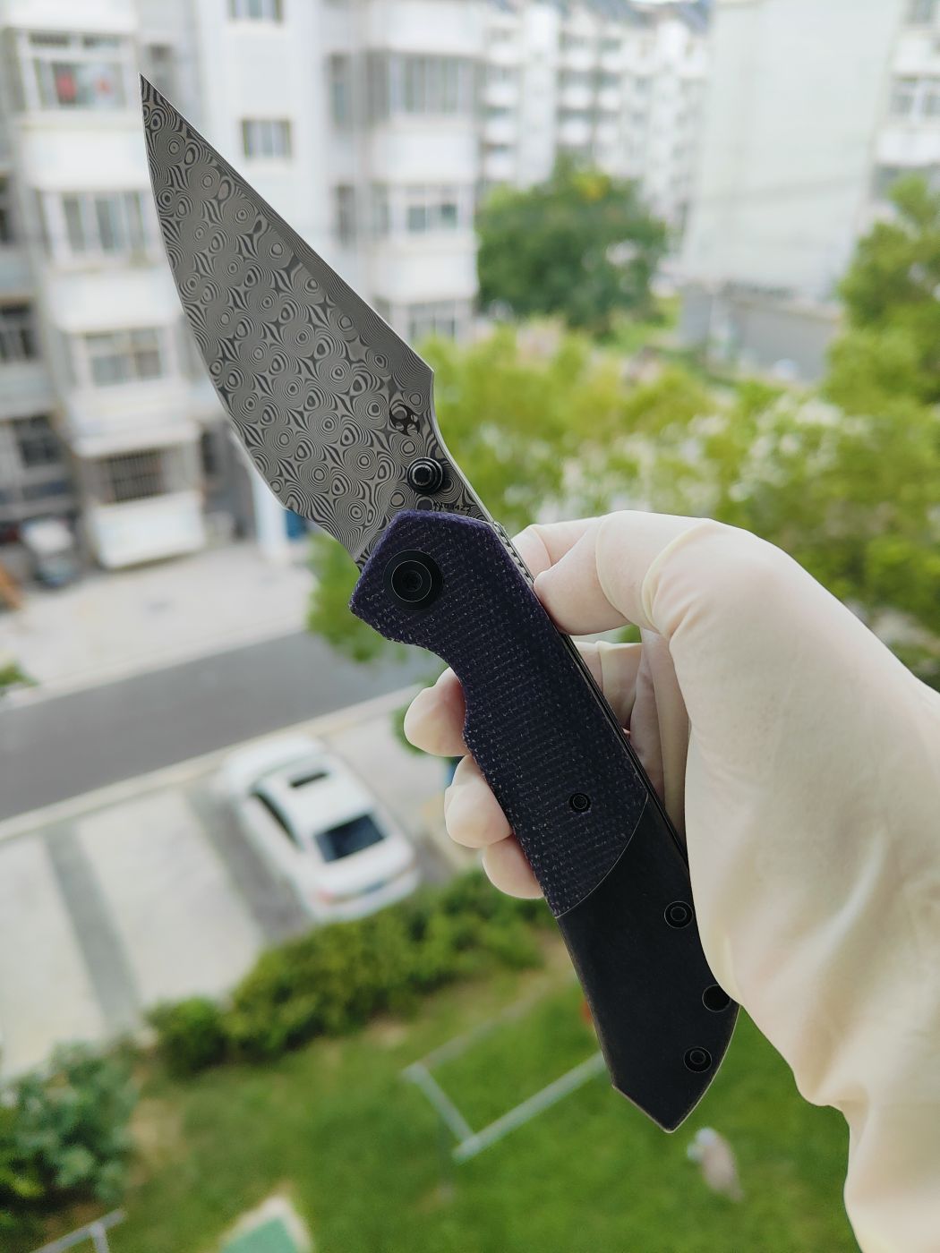Kansept Fenrir CPM-S35VN钢 碳纤维+钛柄 K1034Z2