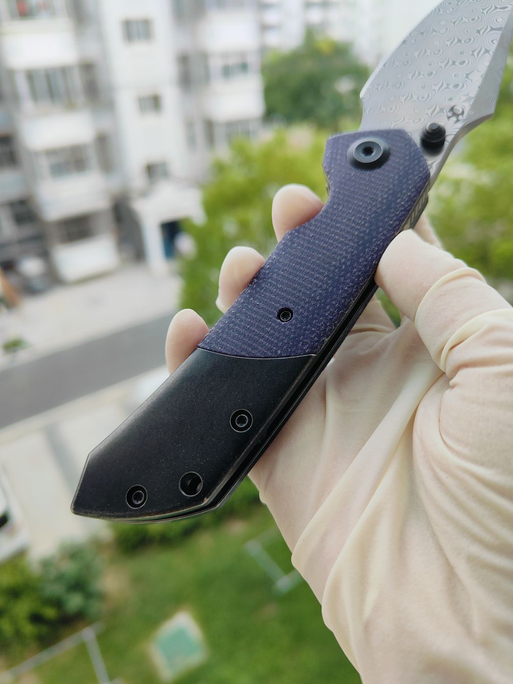 Kansept Fenrir CPM-S35VN钢 碳纤维+钛柄 K1034Z2