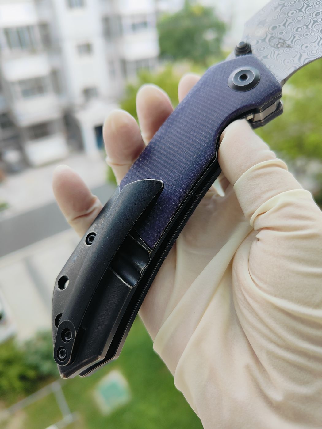 Kansept Fenrir CPM-S35VN钢 碳纤维+钛柄 K1034Z2