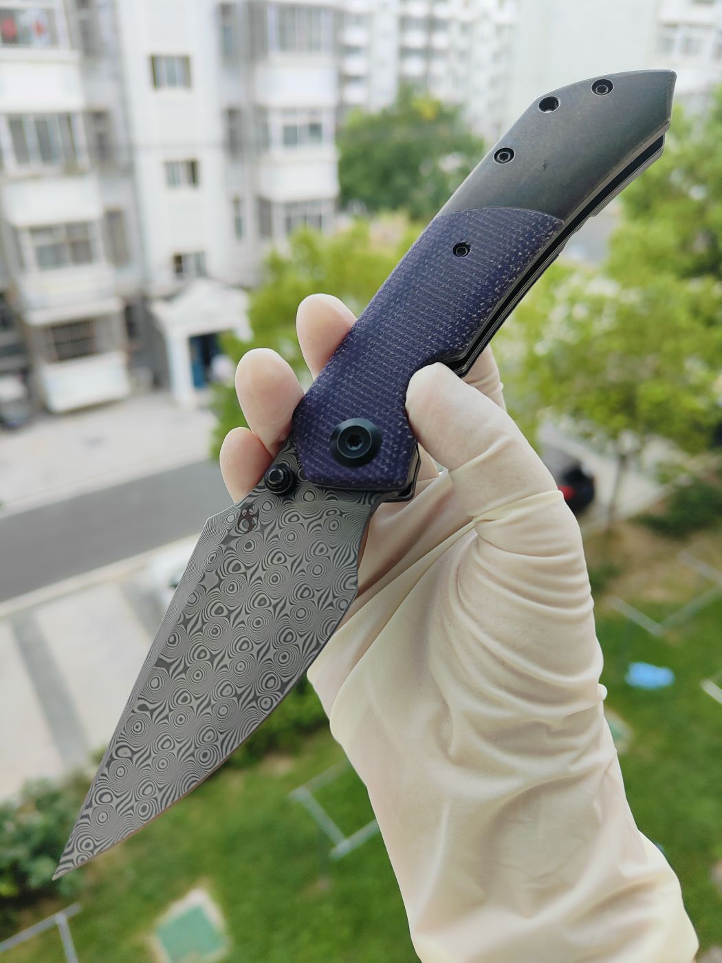 Kansept Fenrir CPM-S35VN钢 碳纤维+钛柄 K1034Z2