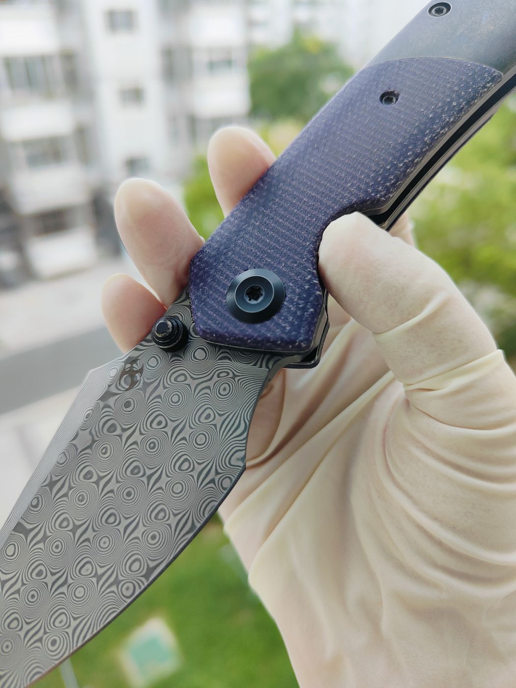 Kansept Fenrir CPM-S35VN钢 碳纤维+钛柄 K1034Z2