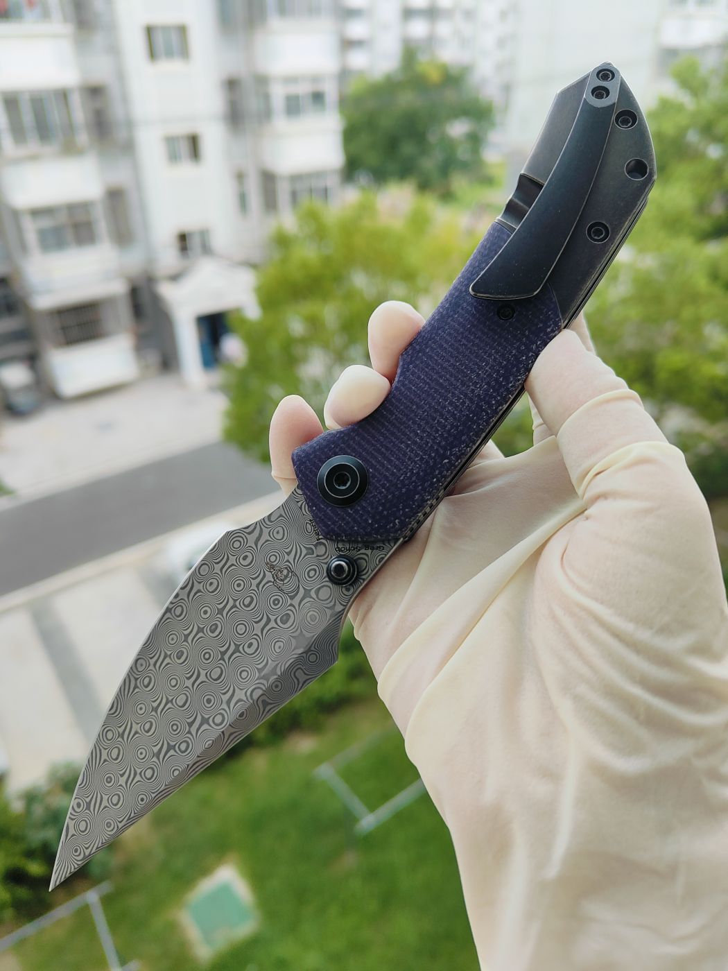 Kansept Fenrir CPM-S35VN钢 碳纤维+钛柄 K1034Z2