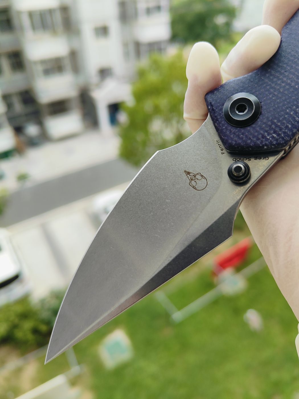 Kansept Fenrir CPM-S35VN钢 碳纤维+钛柄 K1034Z1