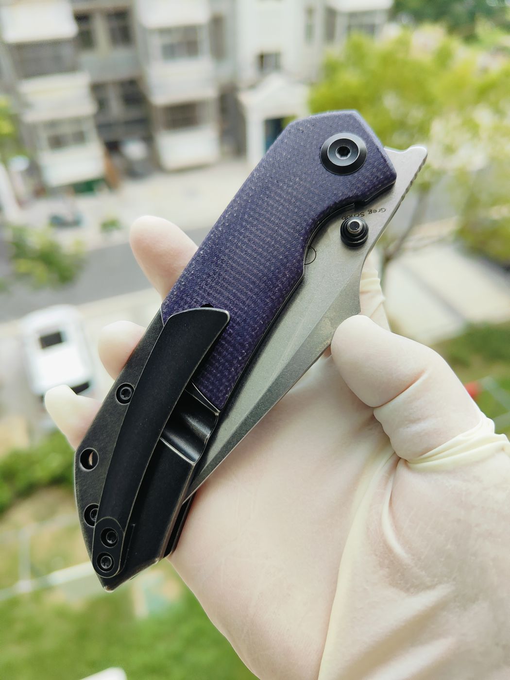 Kansept Fenrir CPM-S35VN钢 碳纤维+钛柄 K1034Z1