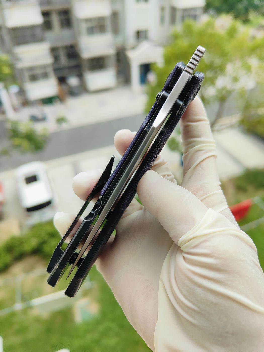 Kansept Fenrir CPM-S35VN钢 碳纤维+钛柄 K1034Z1