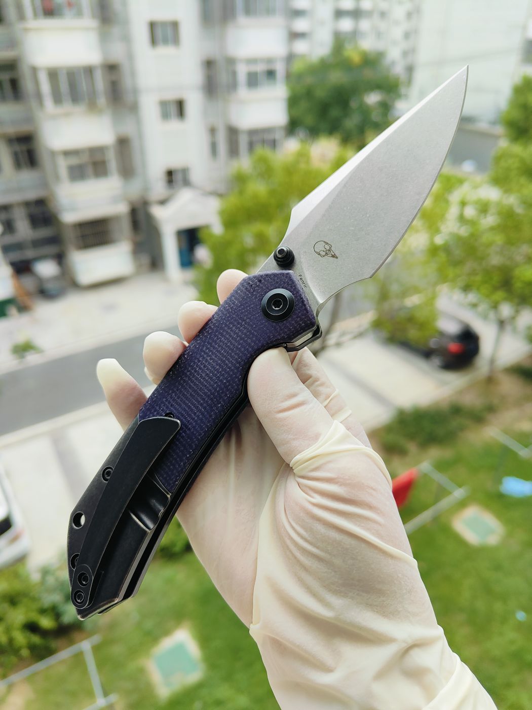 Kansept Fenrir CPM-S35VN钢 碳纤维+钛柄 K1034Z1