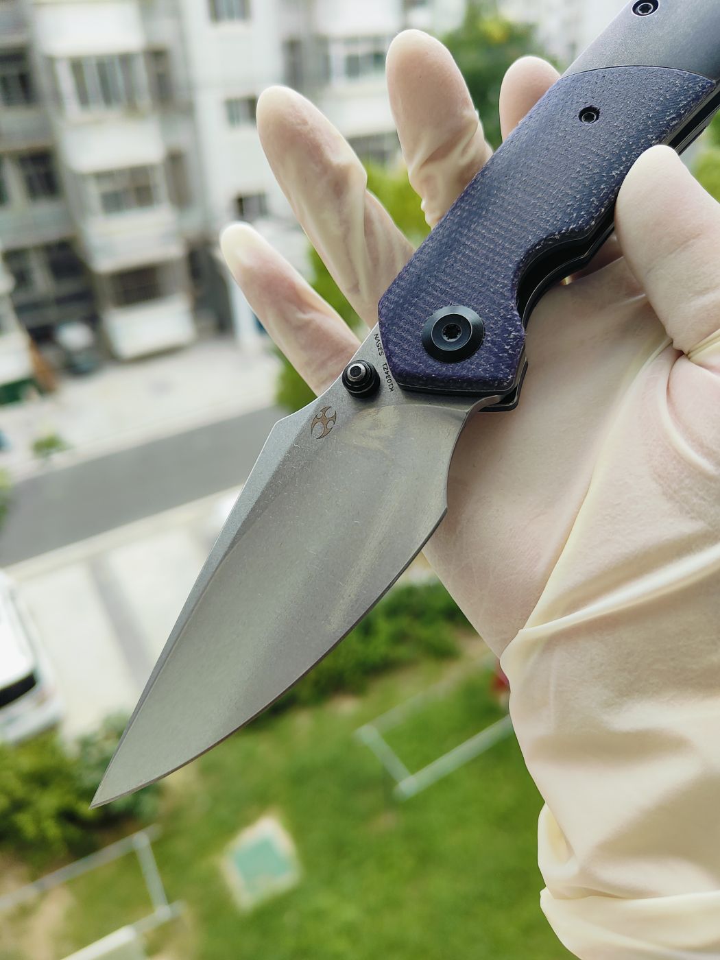 Kansept Fenrir CPM-S35VN钢 碳纤维+钛柄 K1034Z1
