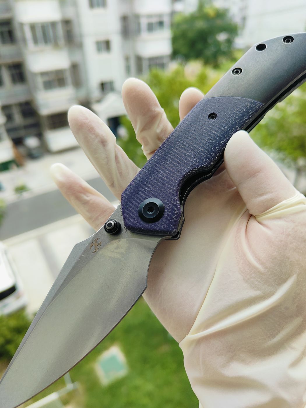 Kansept Fenrir CPM-S35VN钢 碳纤维+钛柄 K1034Z1