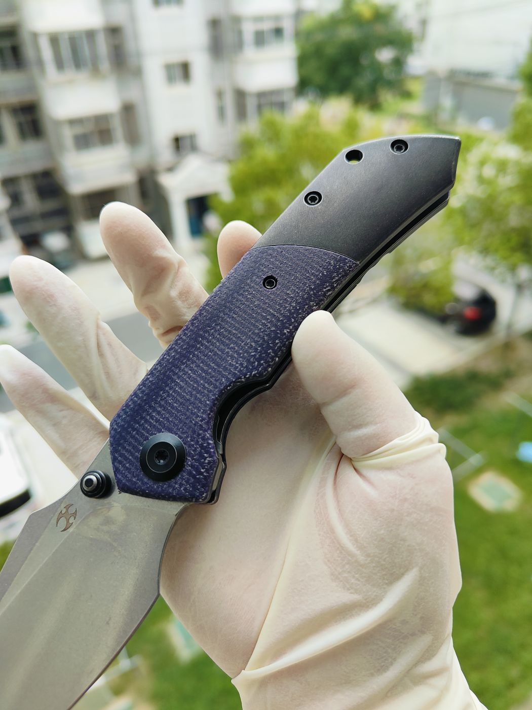 Kansept Fenrir CPM-S35VN钢 碳纤维+钛柄 K1034Z1