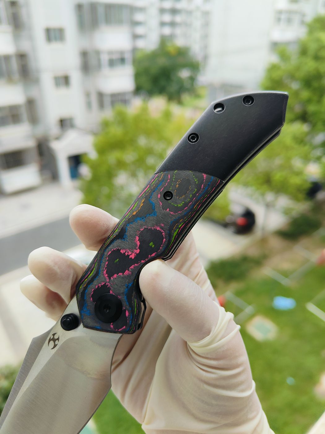 Kansept Fenrir CPM-S35VN钢 碳纤维+钛柄 K1034S1