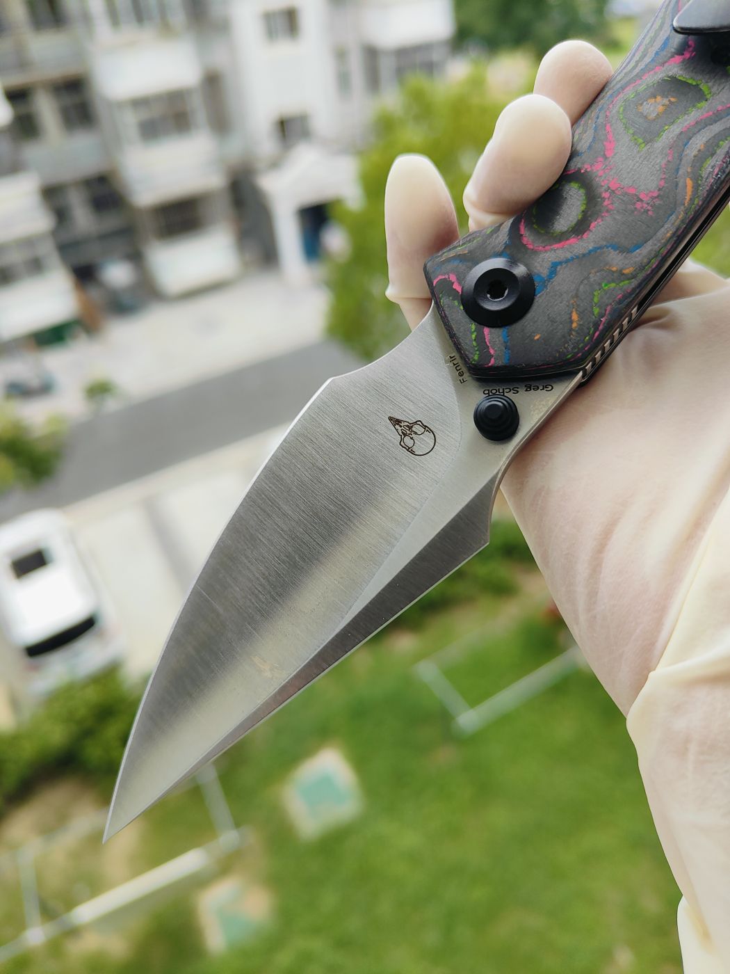 Kansept Fenrir CPM-S35VN钢 碳纤维+钛柄 K1034S1