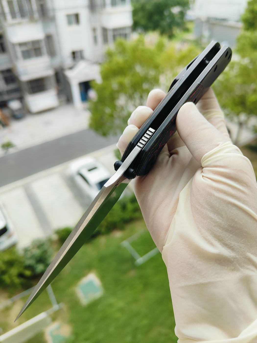 Kansept Fenrir CPM-S35VN钢 碳纤维+钛柄 K1034S1