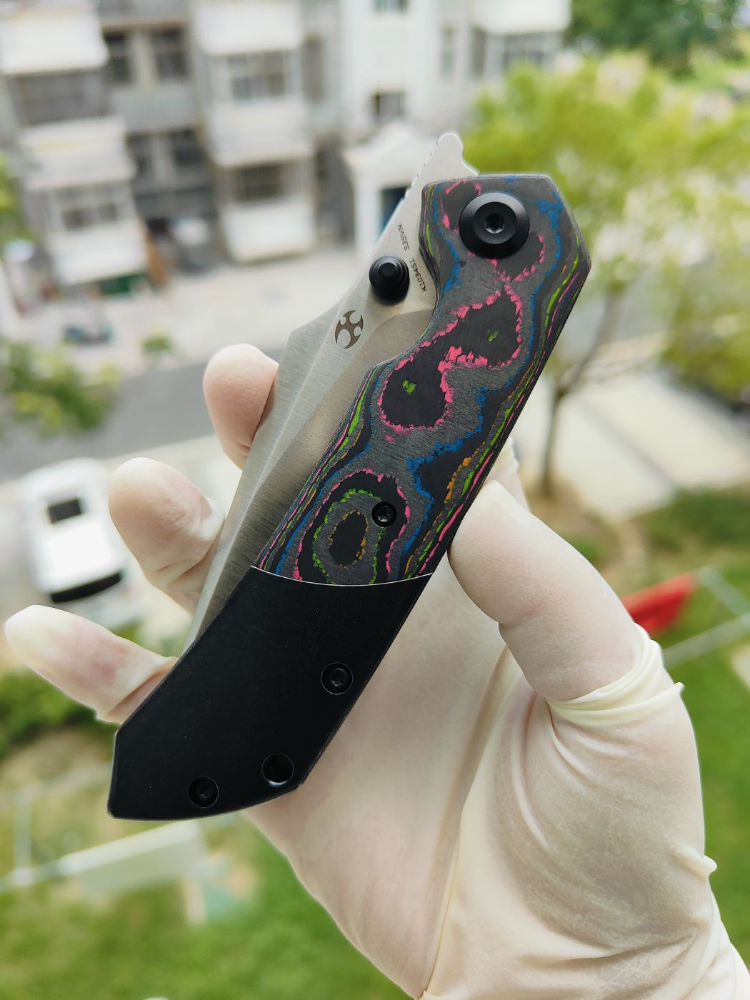 Kansept Fenrir CPM-S35VN钢 碳纤维+钛柄 K1034S1