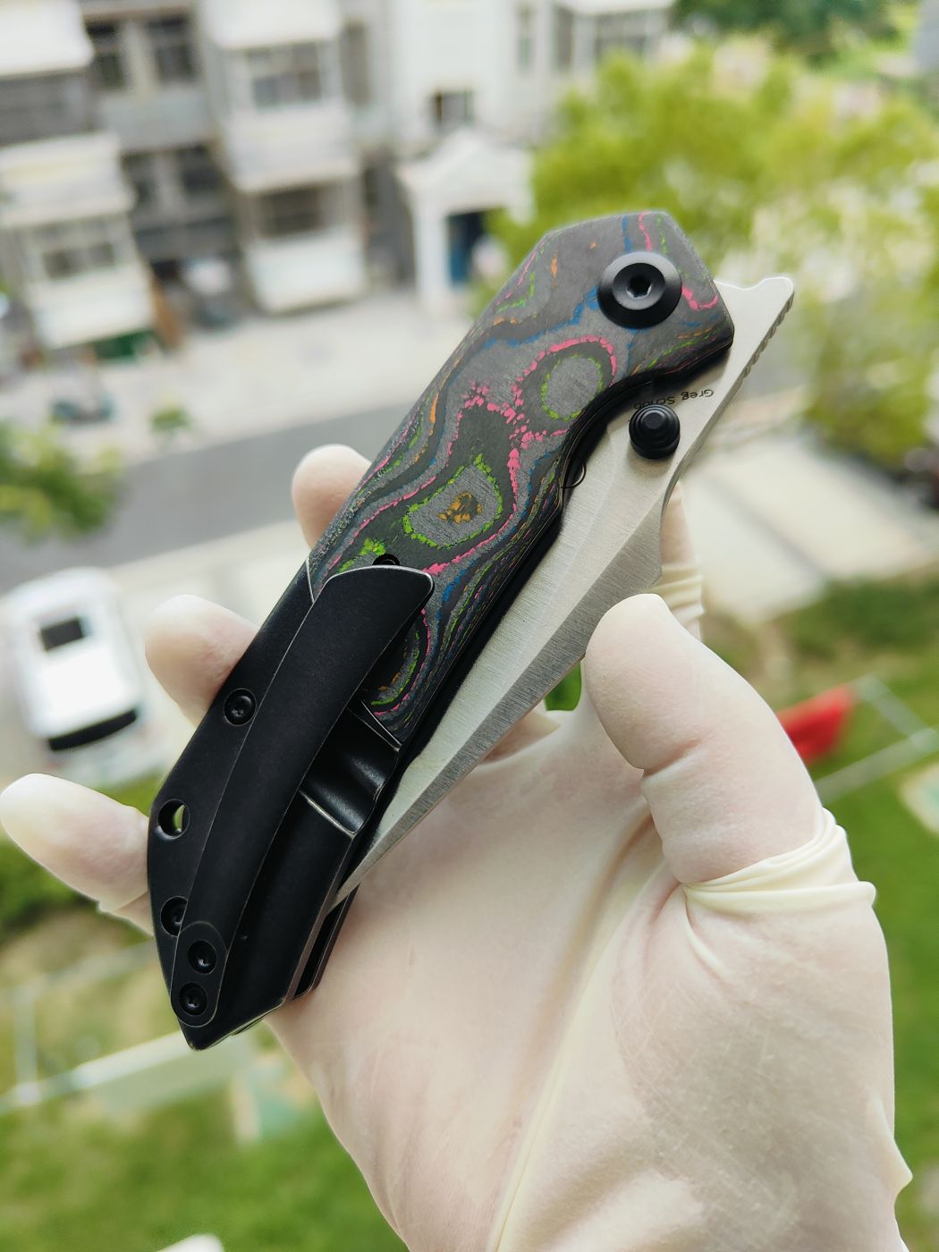 Kansept Fenrir CPM-S35VN钢 碳纤维+钛柄 K1034S1