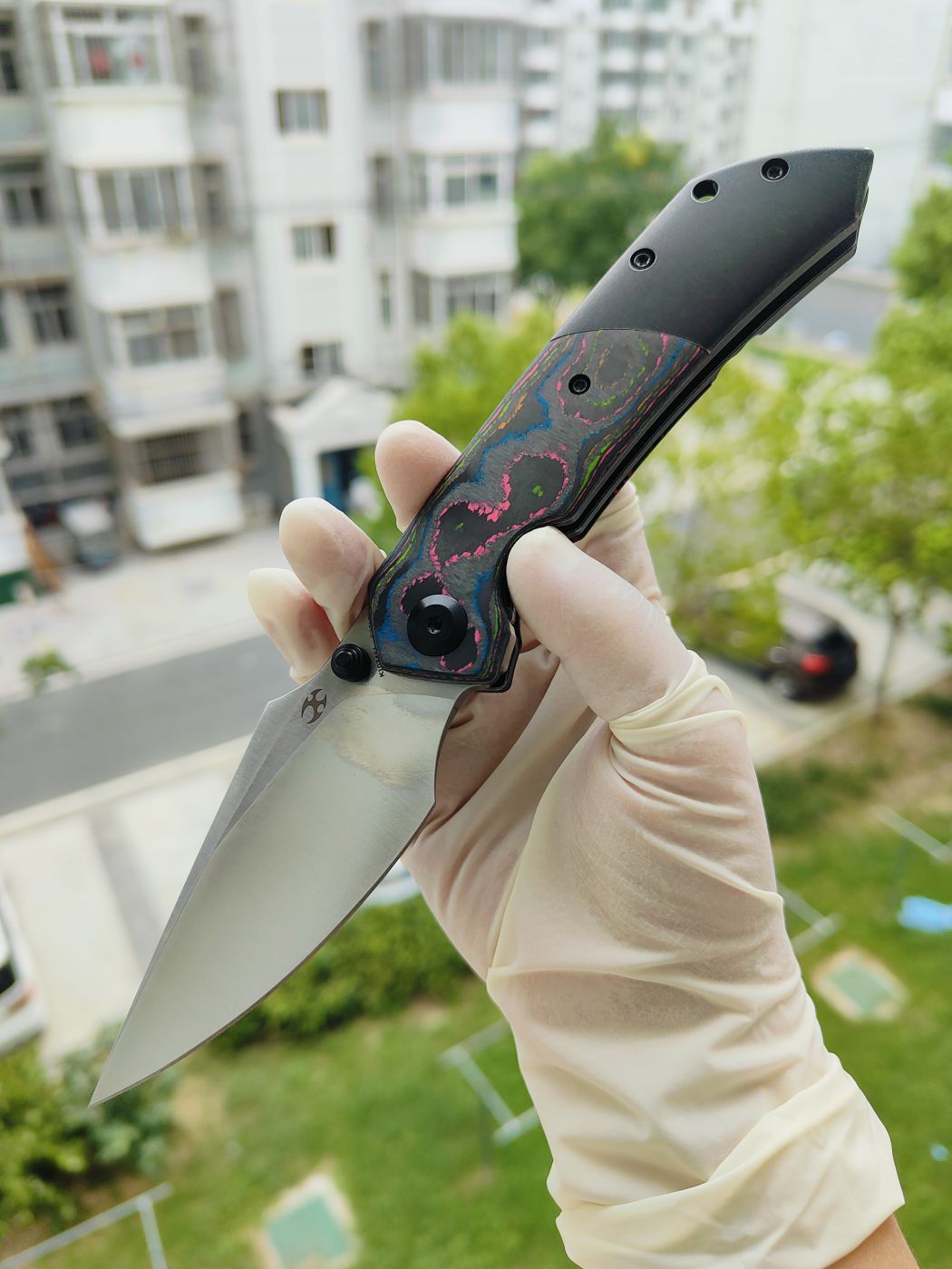 Kansept Fenrir CPM-S35VN钢 碳纤维+钛柄 K1034S1
