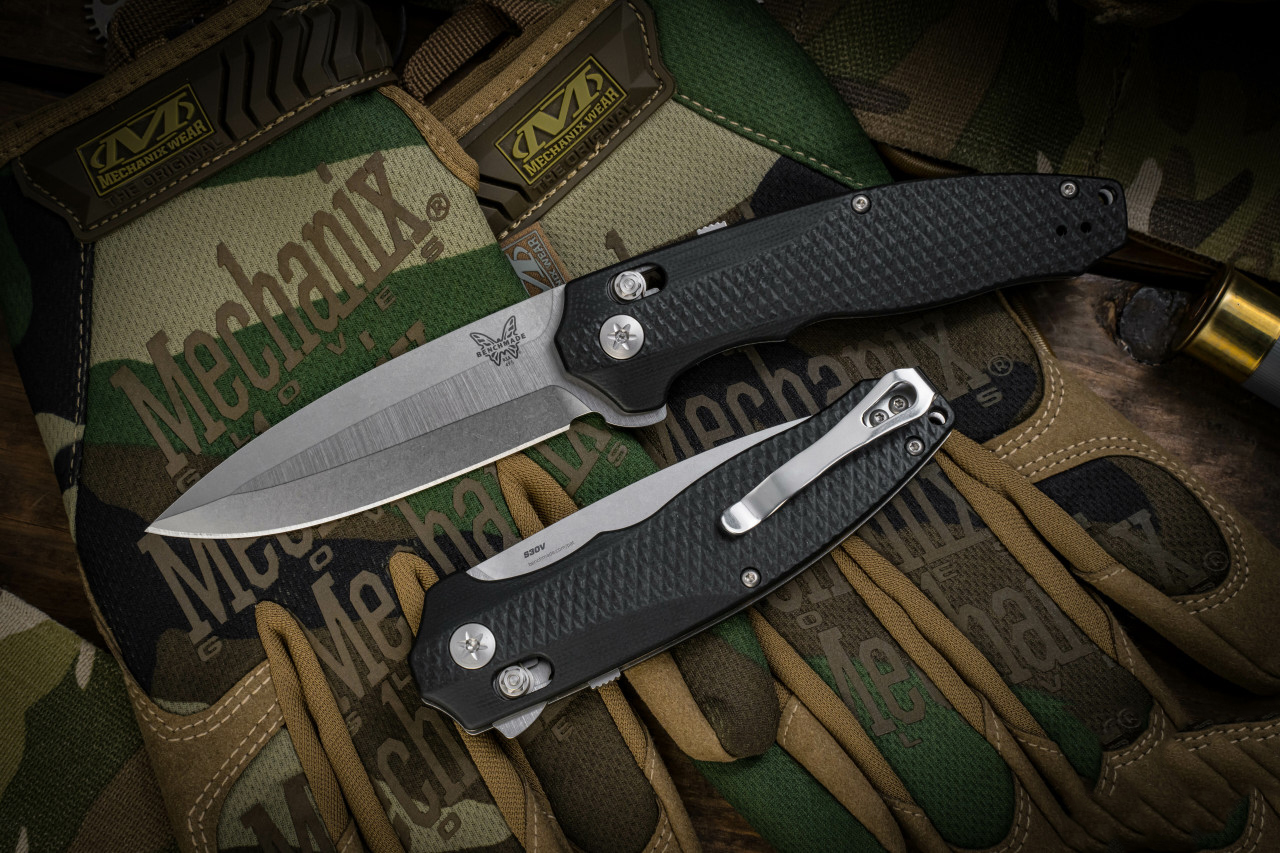 Benchmade Vector AXIS-Assisted CPM-S30V钢 G10柄 495 黑色 2160
