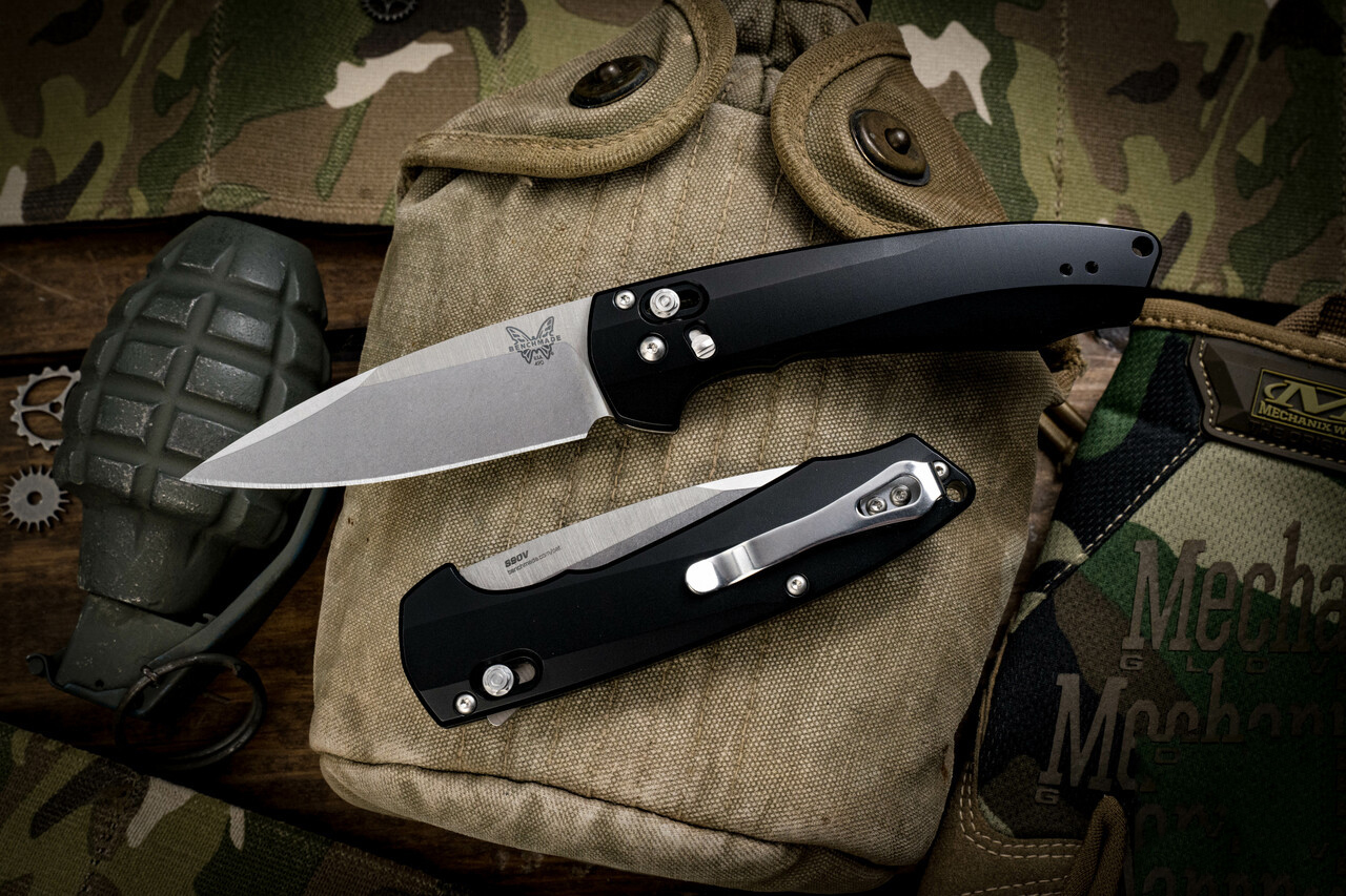 Benchmade Arcane CPM-S90V钢 铝柄 490 黑色 2100