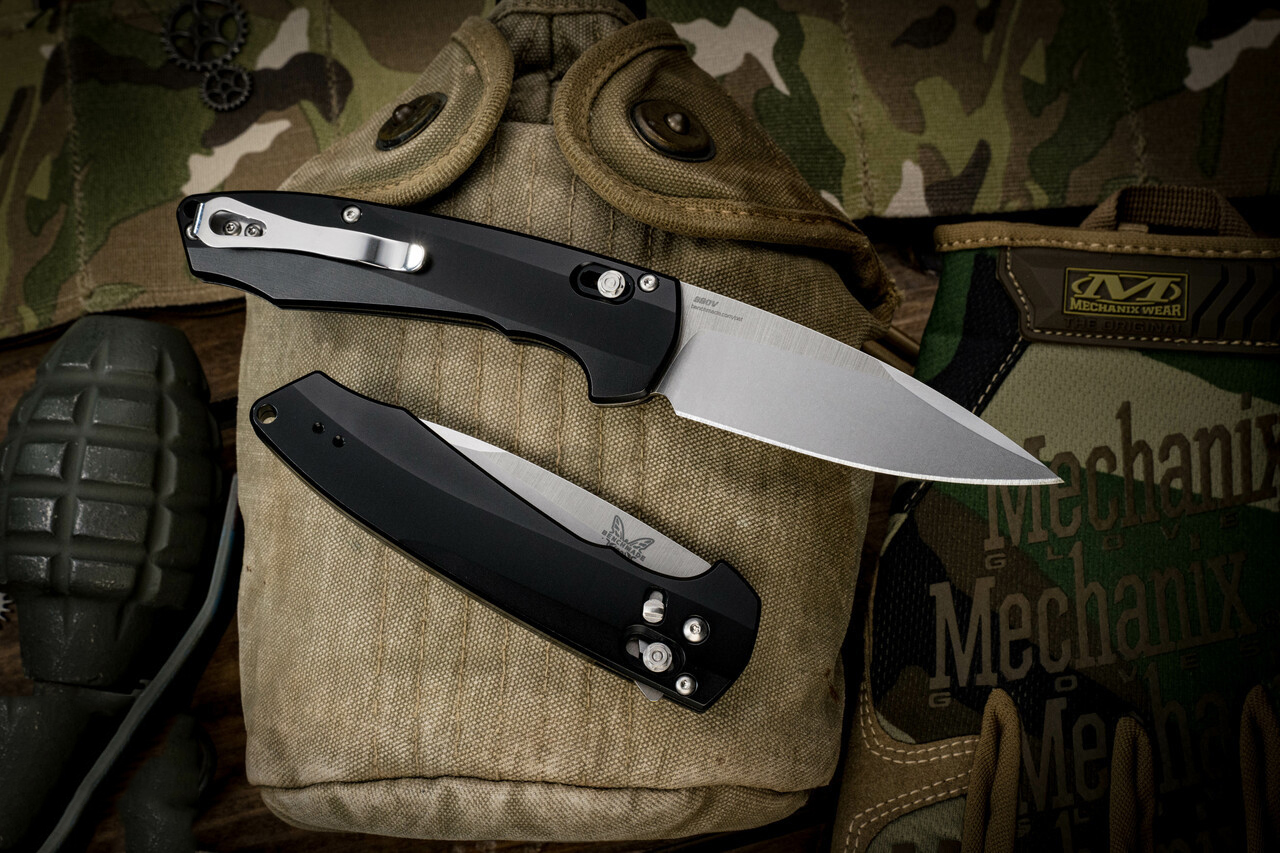 Benchmade Arcane CPM-S90V钢 铝柄 490 黑色 2100