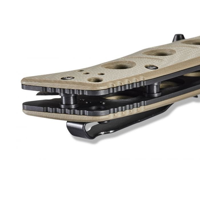 Benchamde Shane Sibert Mini Adamas CruWear钢 G10柄 273FE-2 沙色 2030