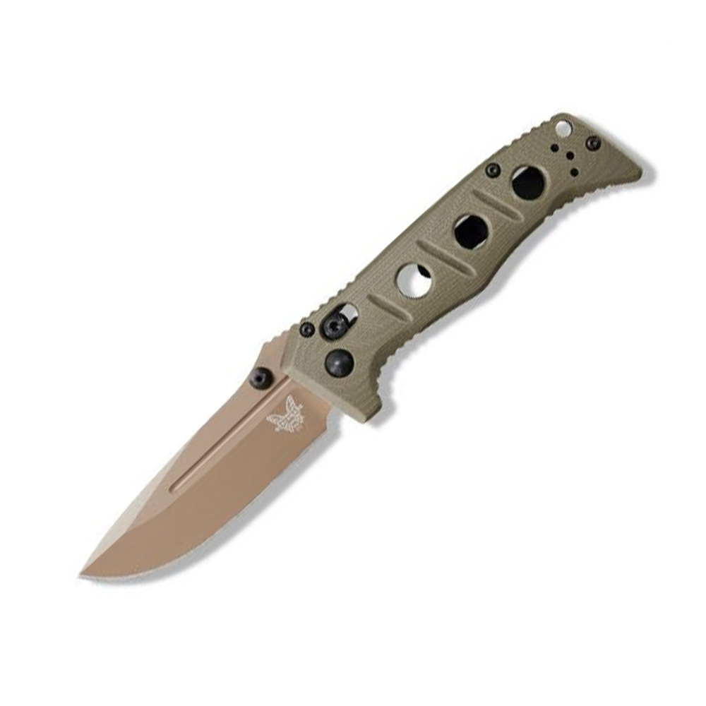 Benchamde Shane Sibert Mini Adamas CruWear钢 G10柄 273FE-2 沙色 2030