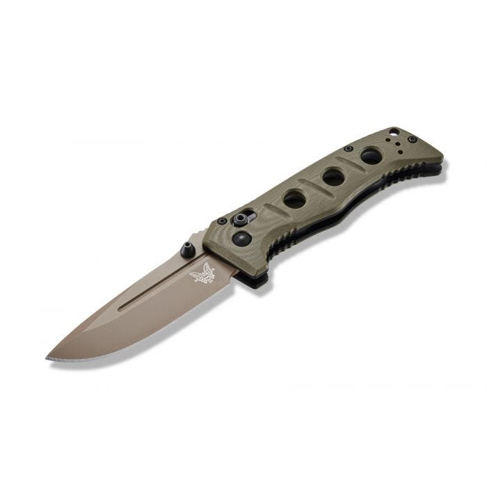 Benchamde Shane Sibert Mini Adamas CruWear钢 G10柄 273FE-2 沙色 2030