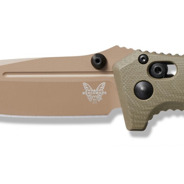 Benchamde Shane Sibert Mini Adamas CruWear钢 G10柄 273FE-2 沙色 2030