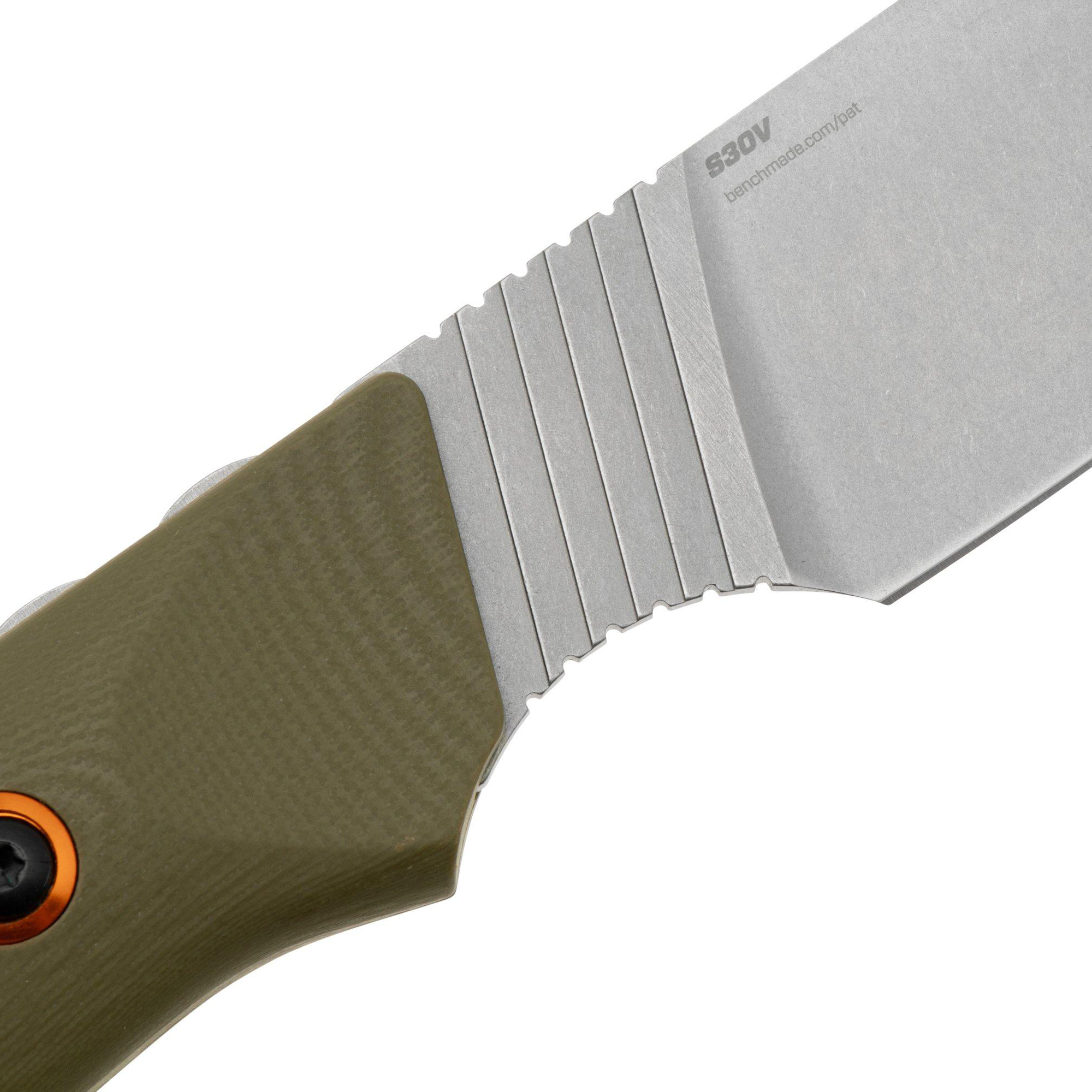Benchmade Raghorn CPM-S30V钢 G10柄 15600-01 OD绿色 2090
