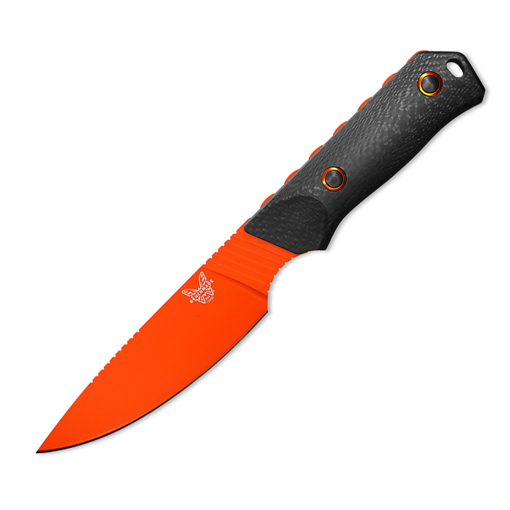 Benchmade Raghorn CPM-CruWear钢 碳纤维柄 15600OR 黑橙色 2930