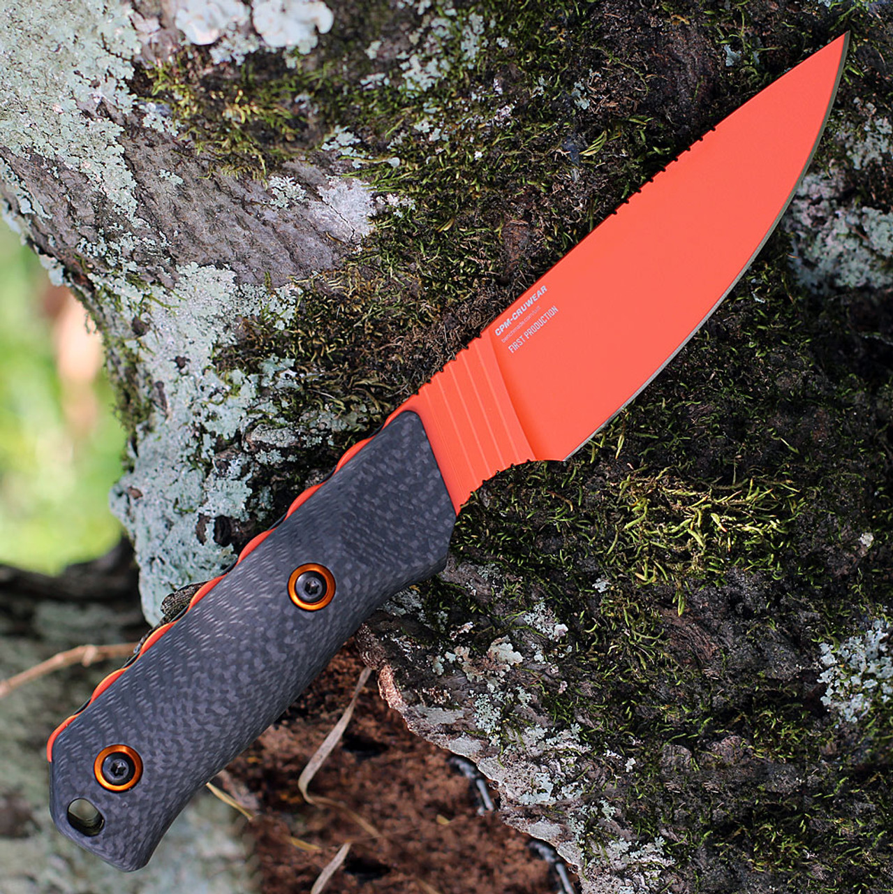 Benchmade Raghorn CPM-CruWear钢 碳纤维柄 15600OR 黑橙色 2930