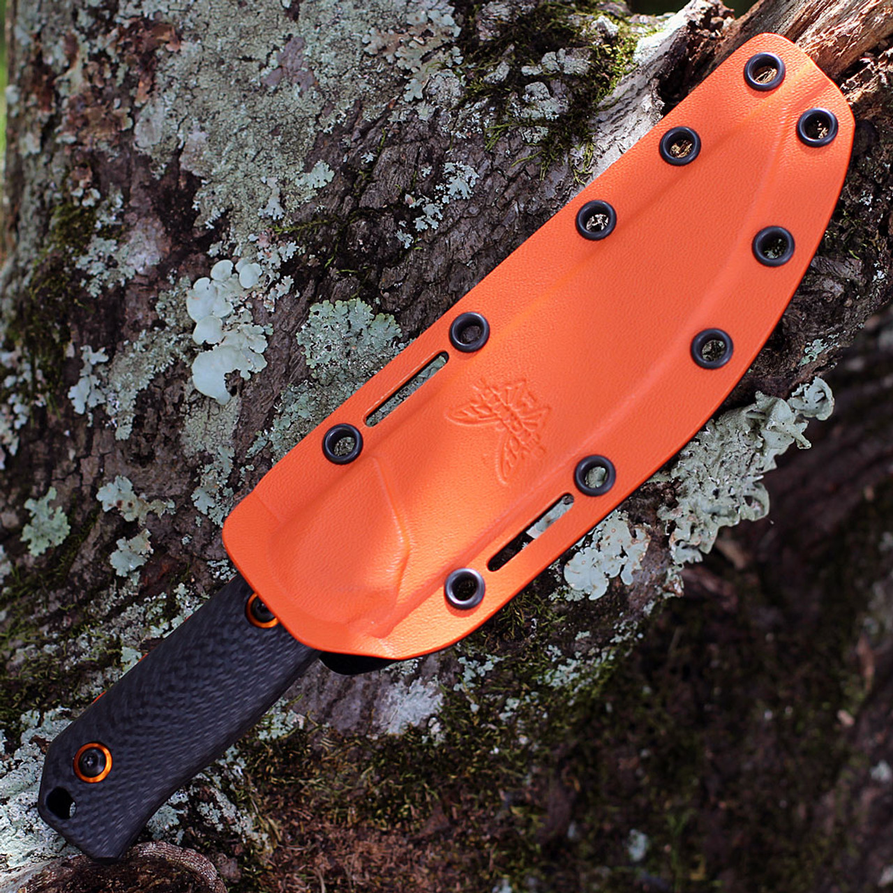 Benchmade Raghorn CPM-CruWear钢 碳纤维柄 15600OR 黑橙色 2930