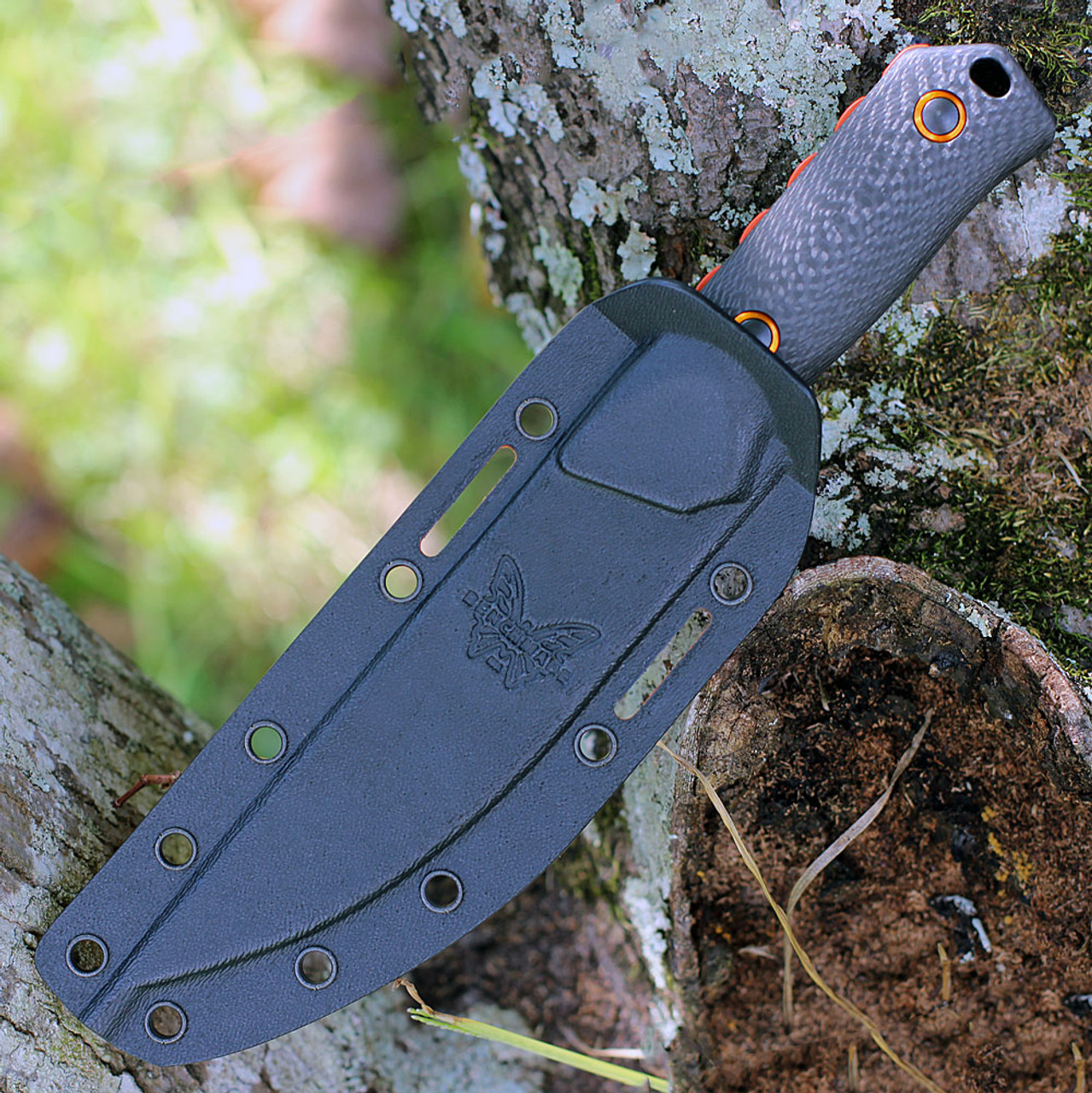 Benchmade Raghorn CPM-CruWear钢 碳纤维柄 15600OR 黑橙色 2930