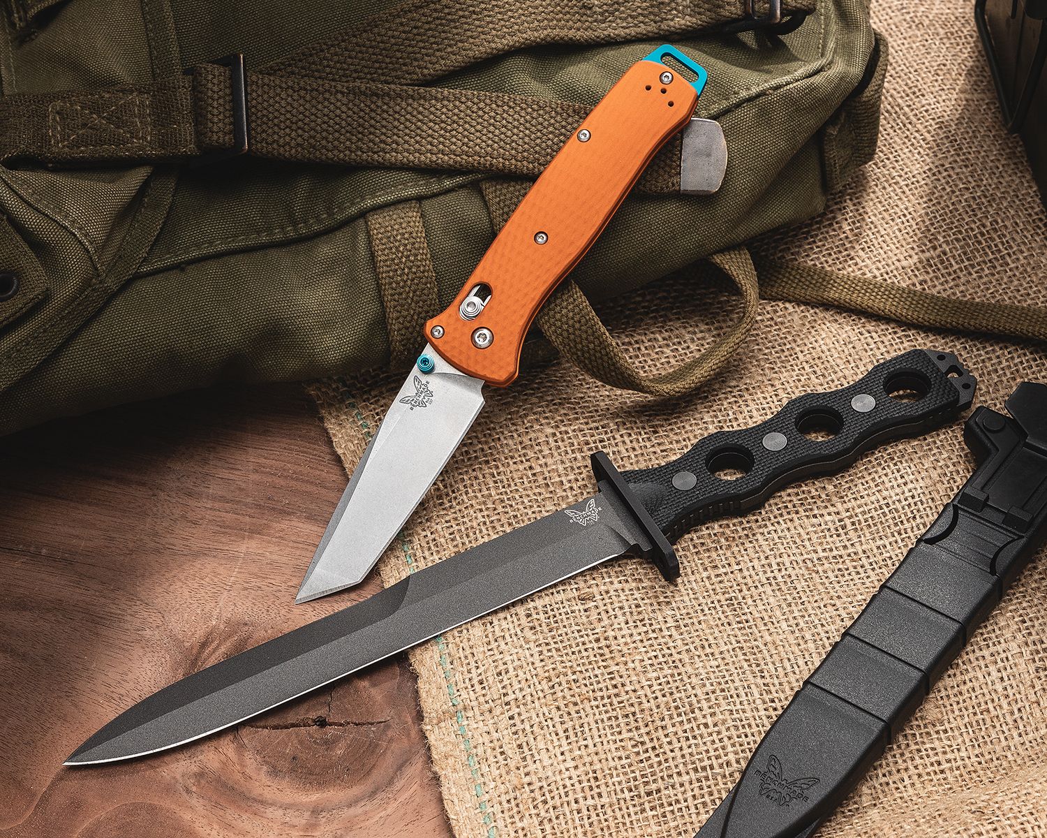 Benchmade SOCP CPM-3V钢 PIM注塑塑料柄 185BK 2799