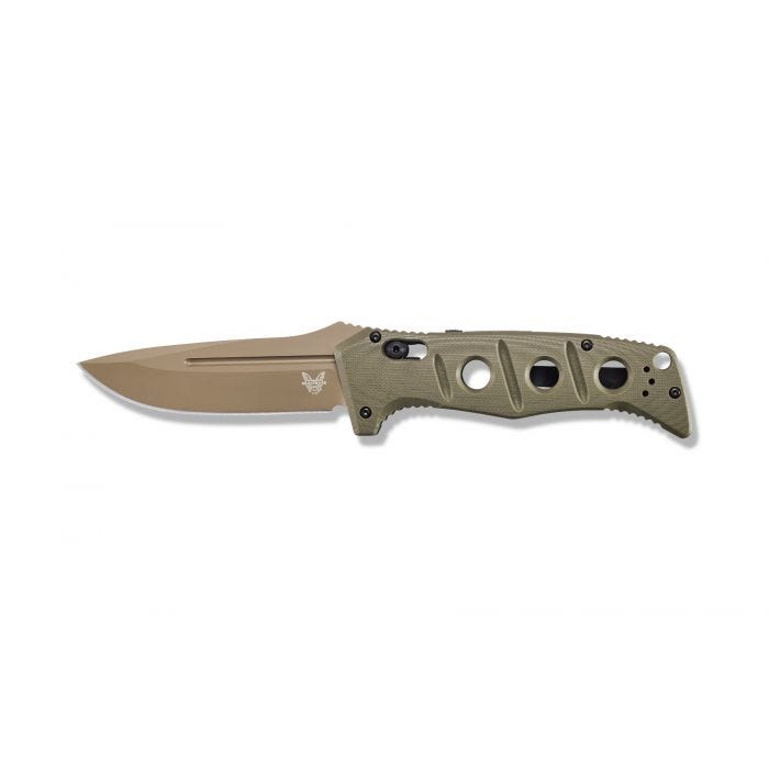 Benchmade AUTO Adamas CPM-CruWear钢 G10柄 2750FE-2 沙色 2799