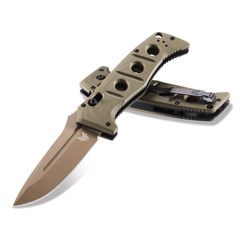 Benchmade AUTO Adamas CPM-CruWear钢 G10柄 2750FE-2 沙色 2799