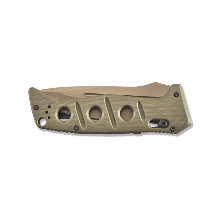 Benchmade AUTO Adamas CPM-CruWear钢 G10柄 2750FE-2 沙色 2799