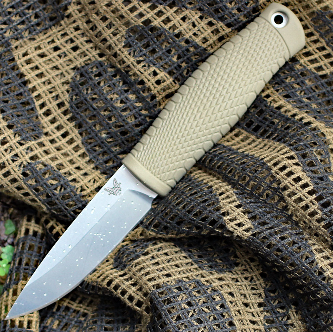 Benchmade Puukko CPM-3V钢 Santoprene塑料柄 200 OD绿色 1260