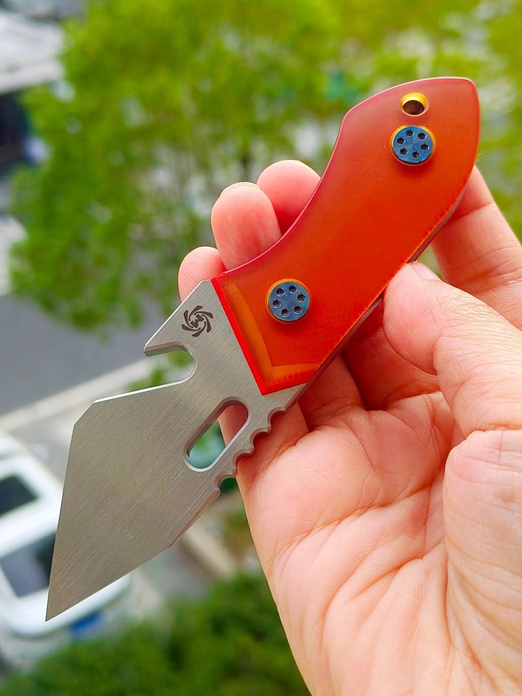 Mechforce Jensen Bergman CPM-MagnaCut钢 Ultem柄 PEI 橙色 2280
