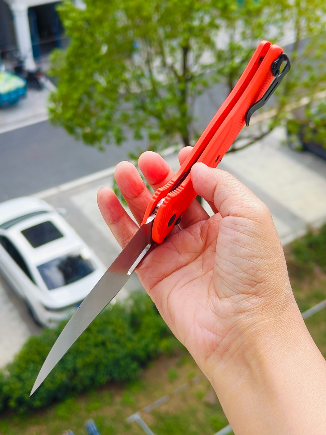 Benchmade Taggedout CPM154钢 尼龙柄 15535 橘色 1399