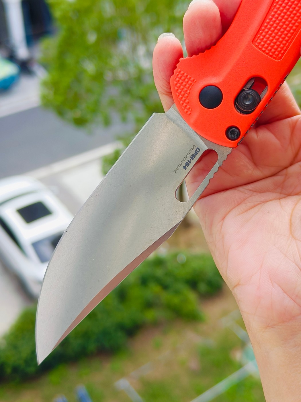 Benchmade Taggedout CPM154钢 尼龙柄 15535 橘色 1399