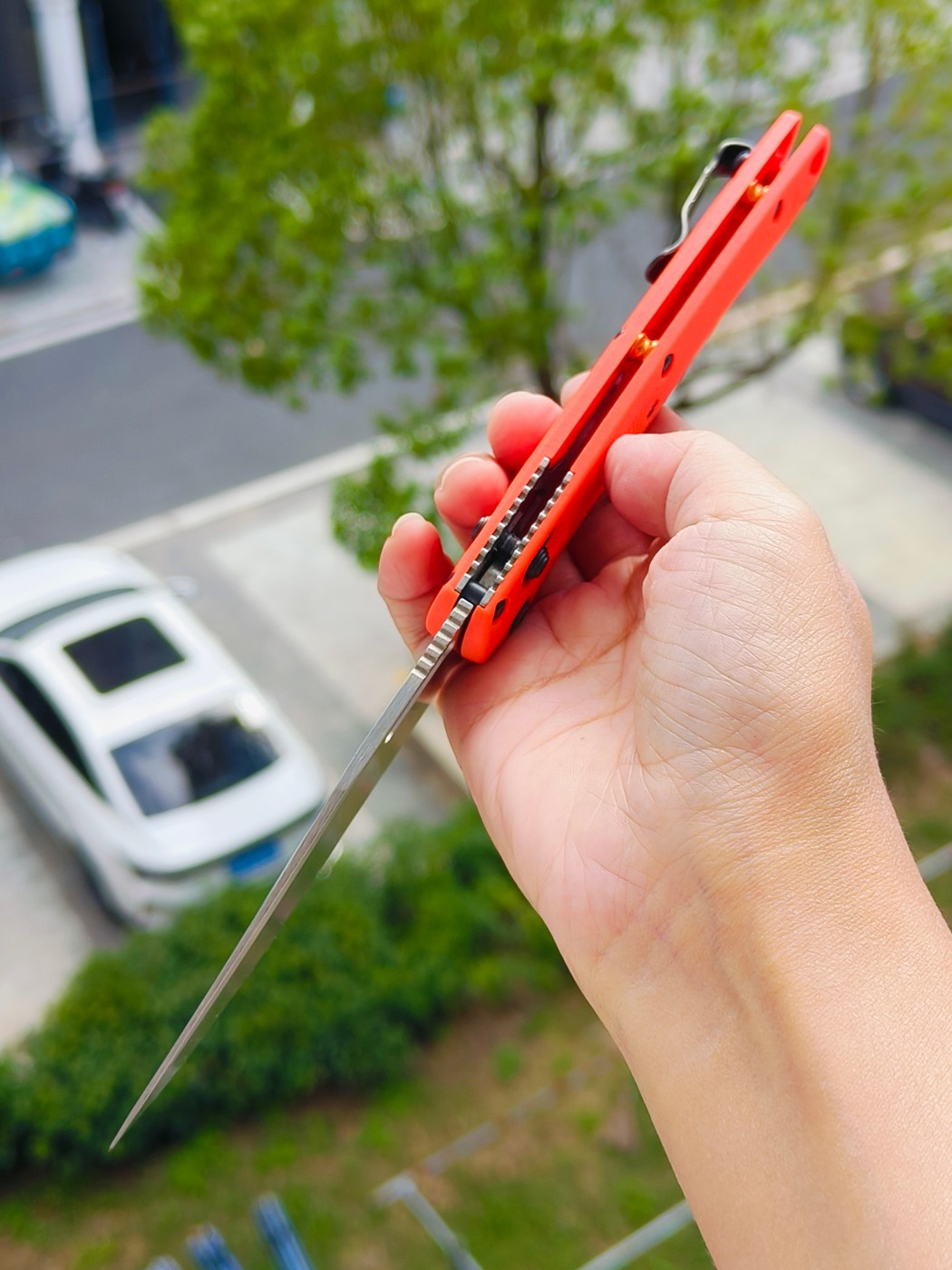Benchmade Taggedout CPM154钢 尼龙柄 15535 橘色 1399