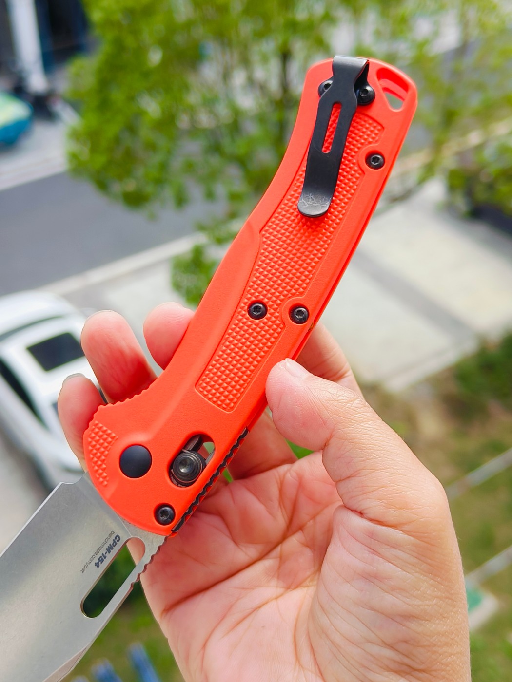 Benchmade Taggedout CPM154钢 尼龙柄 15535 橘色 1399